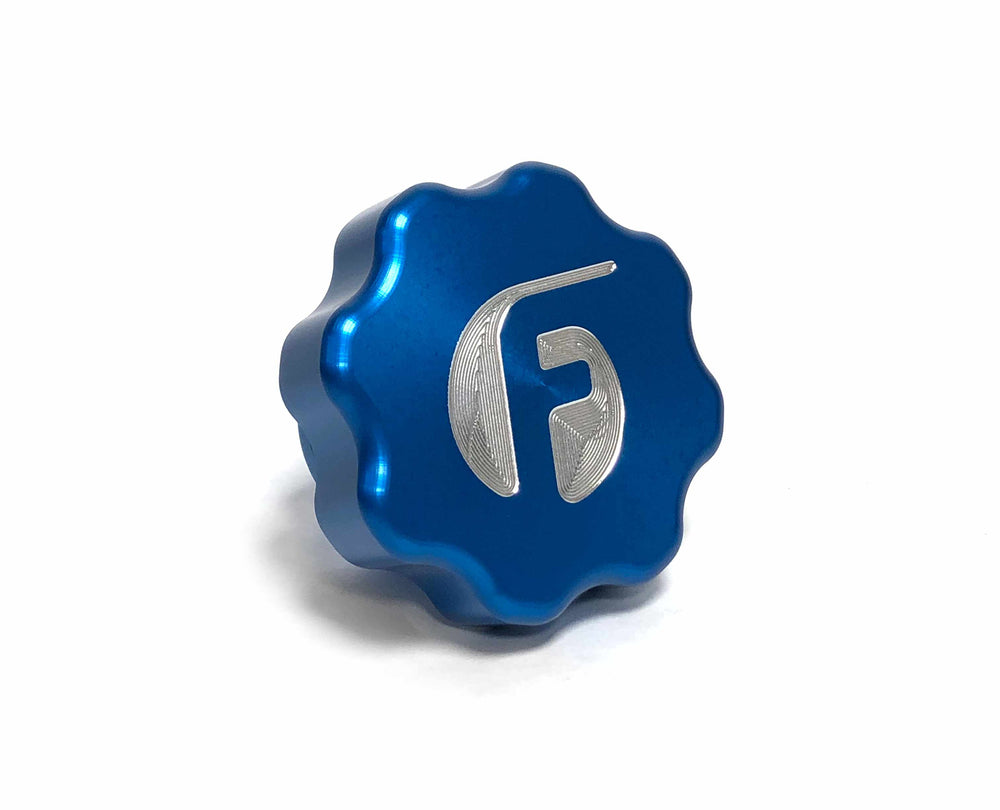 Fleece Performance - 2001-2016 Duramax Oil Cap Blue - FPE-DMAX-OC-BLU