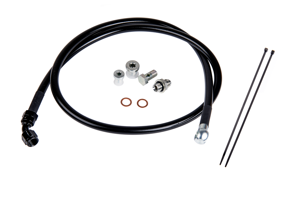 Fleece Performance - Remote Turbo Oil Feed Line Kit for 6.6L Duramax Turbochargers - FPE-DTFL-0116