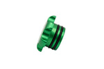Fleece Performance FPE-FC-1316-GRN - Fuel Tank Cap