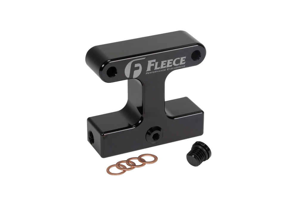 Fleece Performance - 2007.5-2009 - 3rd Gen 6.7L Dodge/Cummins Fuel Filter Delete - FPE-FFD-RO-3G-67