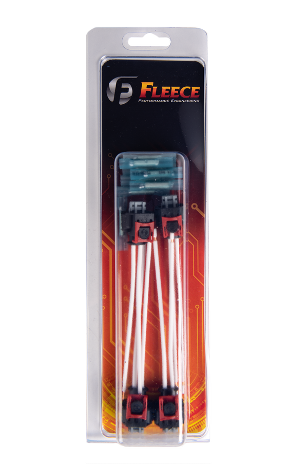 Fleece Performance - Replacement Fuel Injector Connector With Pigtail for L5P Duramax - 4 pack - FPE-HAR-L5P-INJ-PT-4P