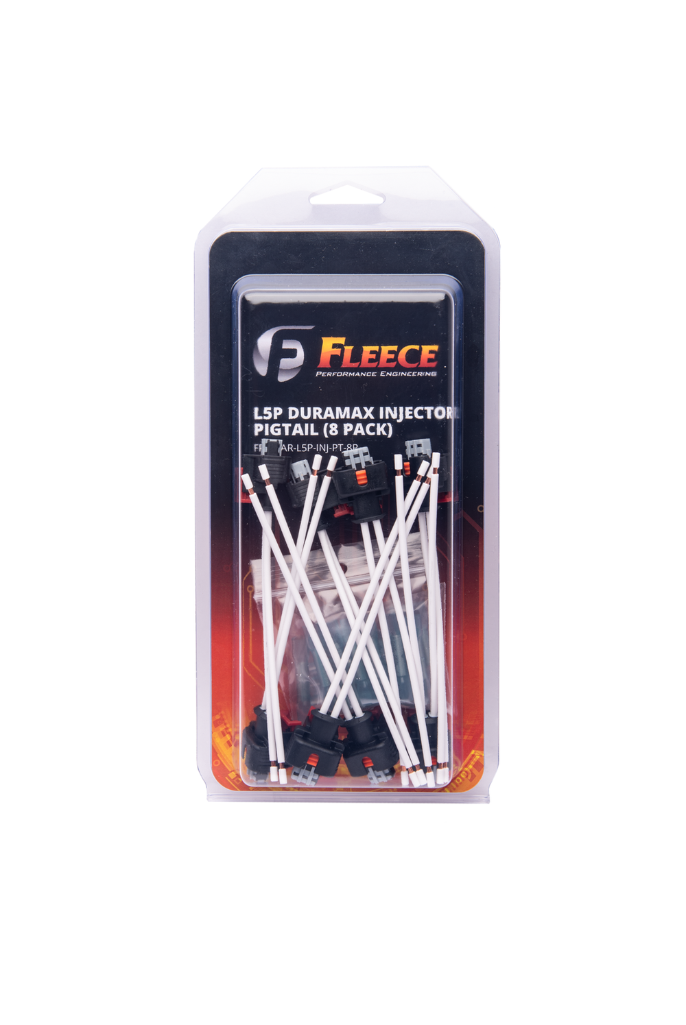 Fleece Performance - Replacement Fuel Injector Connector With Pigtail for L5P Duramax - 8 pack - FPE-HAR-L5P-INJ-PT-8P