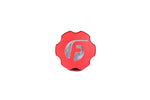 Fleece Performance FPE-OC-CR-F-RED - Engine Oil Filler Cap
