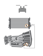 Fleece Performance FPE-TL-LB7-LMM-MED-SER - Transmission Oil Cooler Line
