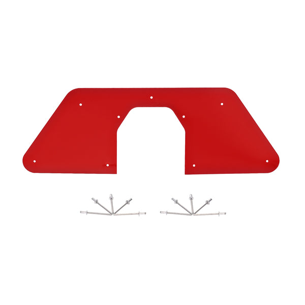 Hood Latch Plate For 19-22 Dodge Cummins 5th Gen 6.7L-Flag Red HSP Diesel