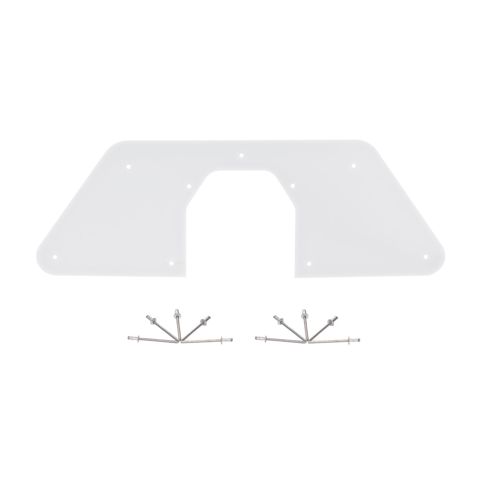 Hood Latch Plate For 19-22 Dodge Cummins 5th Gen 6.7L-Polar White HSP Diesel