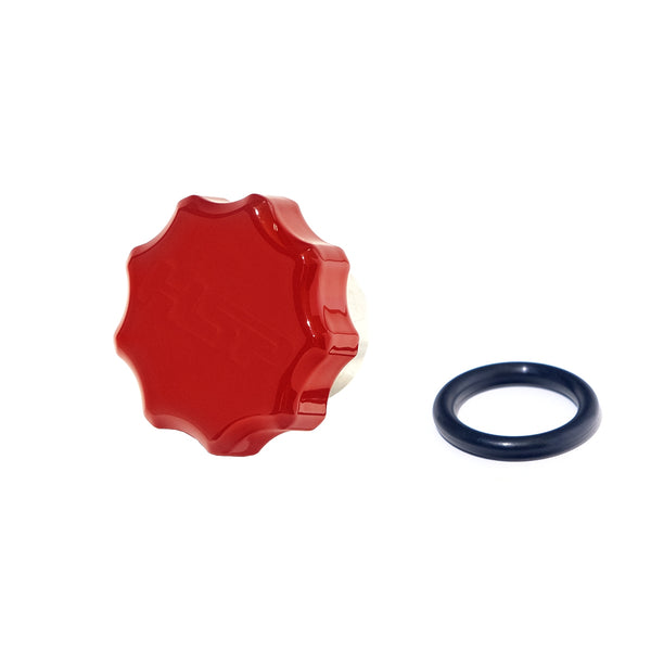 11-16 Chevrolet/GMC Billet Oil Fill Cap For HSP Filler Neck Flag Red HSP Diesel