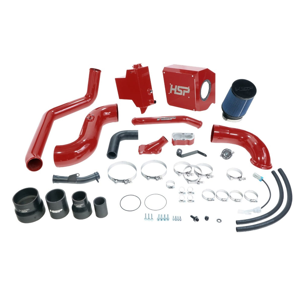 Deluxe No Bridge/Cold Side Bundle Kit For 2007.5-2010 Chevrolet/GMC-Flag Red HSP Diesel