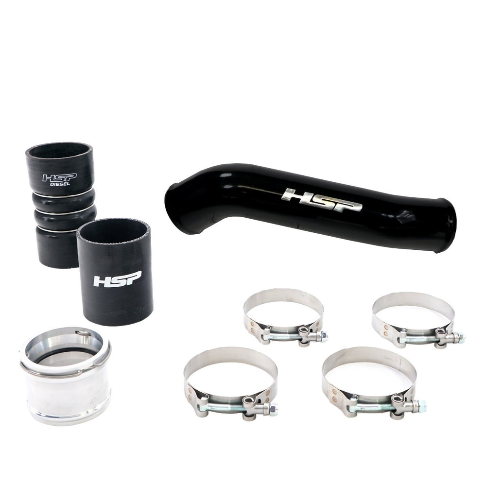 Replacement Hot Side Tube For 2011-2022 Ford Powerstroke F250/350 6.7L-Silk Satin Black HSP Diesel