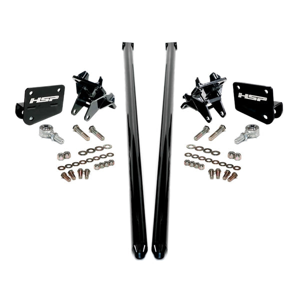Traction Bars For 2017.5-2022 Ford Powerstroke 6.7L F250 (CCLB)-Ink Black HSP Diesel