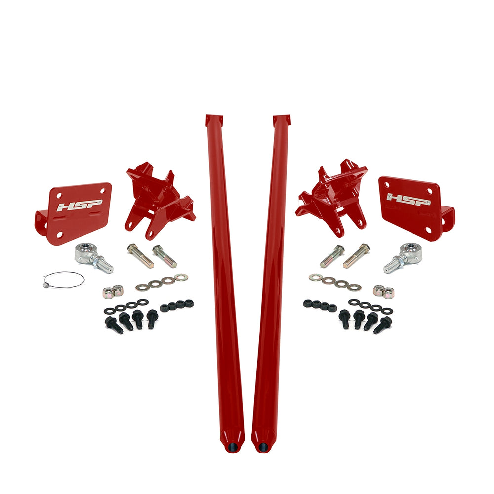 Traction Bars For 2017.5-2022 Ford Powerstroke 6.7L F350 SRW (ECLB,CCSB)-Flag Red HSP Diesel