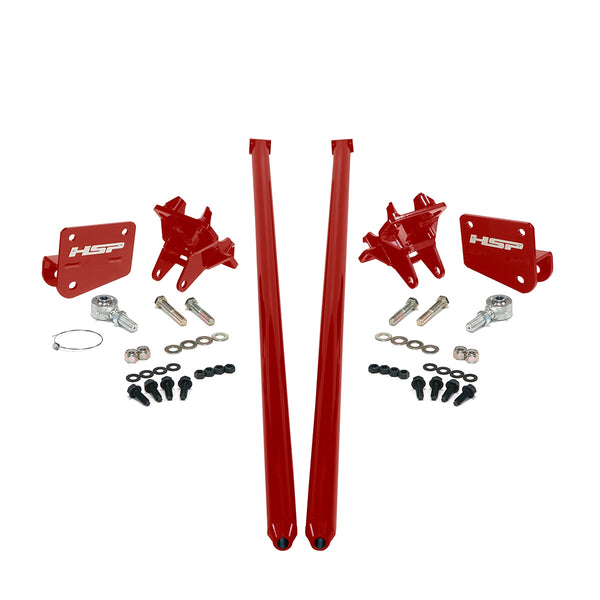 Traction Bars For 2017.5-2022 Ford Powerstroke 6.7L F350 SRW (ECLB,CCSB)-Flag Red HSP Diesel