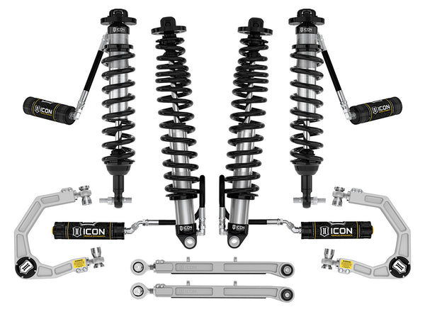 ICON 2021-2023 Ford Bronco, Non-Sasquatch, 3-4" Lift, Stage 5 Suspension System, Billet, Heavy Rate Rear Spring