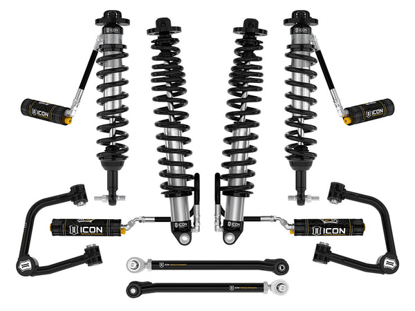 ICON 2021-2023 Ford Bronco, Non-Sasquatch, 3-4" Lift, Stage 6 Suspension System, CDCV, Tubular