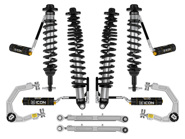 ICON 2021-2023 Ford Bronco, Sasquatch, 2-3" Lift, Stage 6 Suspension System, CDCV, Billet, Heavy Rate Rear Spring