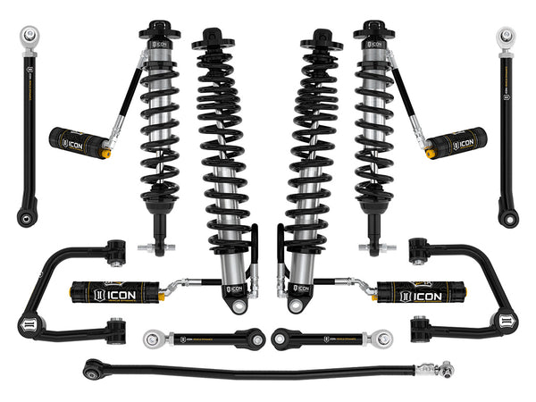 ICON 2021-2023 Ford Bronco, Non-Sasquatch, 3-4" Lift, Stage 7 Suspension System, CDCV, Tubular, Heavy Rate Rear Spring