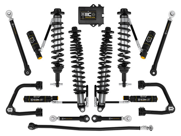 ICON 2021-2023 Ford Bronco, Non-Sasquatch, 3-4" Lift, Stage 8 Suspension System, Tubular