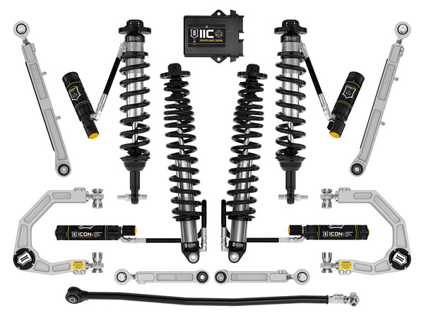 ICON 2021-2023 Ford Bronco, Non-Sasquatch, 3-4" Lift, Stage 8 Suspension System, Billet