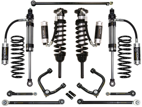 ICON 2010-2024 Toyota 4Runner/2010-2014 Toyota FJ Cruiser, 0-3.5" Lift Stage 8 Suspension System, Tubular UCA