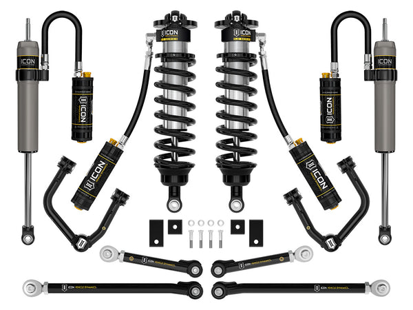 ICON 2022-2025 Toyota Tundra, 2-3.25" Lift, Stage 1, 3.0 Suspension System, Tubular, CDCV