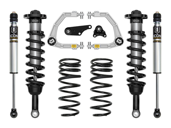 ICON 2024-2025 Toyota Tacoma 1.25-3" Lift, Stage 2 Suspension System, Billet, Overland Rear Springs