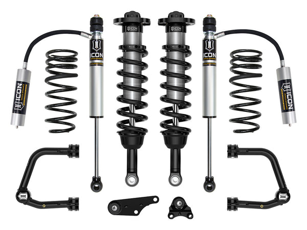 ICON 2024-2025 Toyota Tacoma 1.25-3" Lift, Stage 3 Suspension System, Tubular, Overland Rear Springs