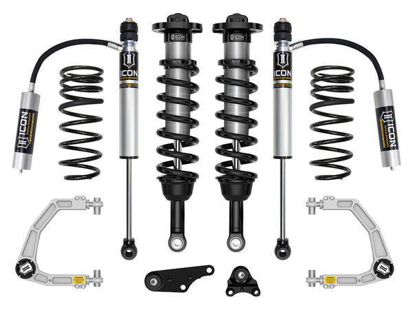 ICON 2024-2025 Toyota Tacoma 1.25-3" Lift, Stage 3 Suspension System, Billet, Overland Rear Springs