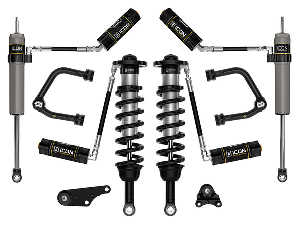 ICON 2024-2025 Toyota Tacoma 1.25-3" Lift, Stage 4 Suspension System, Tubular