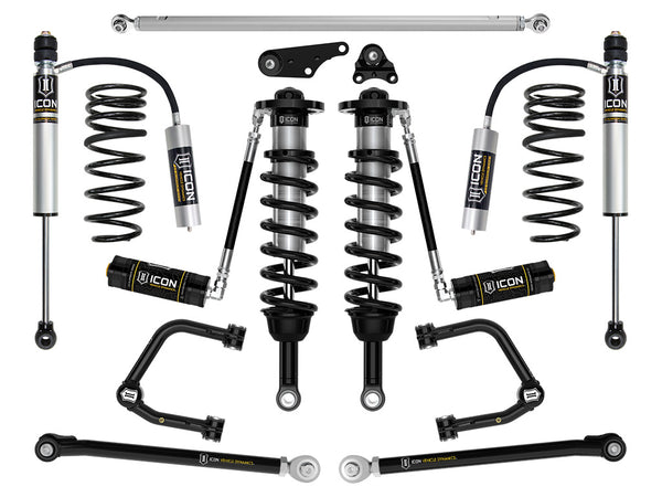 ICON 2024-2025 Toyota Land Cruiser 250 Series, 1.25-3" Lift, Stage 4 Suspension System, Tubular