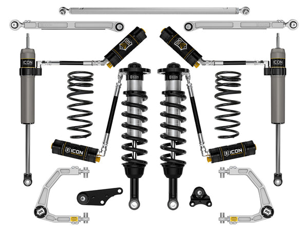 ICON 2024-2025 Toyota Land Cruiser 250 Series, 1.25-3" Lift, Stage 8 Suspension System, CDCV, Billet