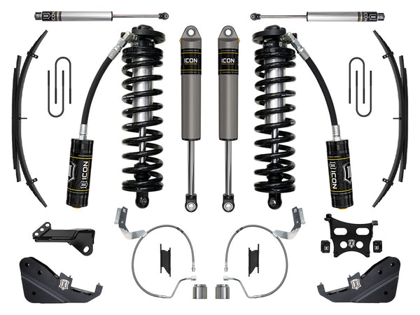 ICON 2023-2025 Ford F-250/F-350 Super Duty 4WD, 4-5.5" Lift, Stage 3 Coilover Conversion System w/ Expansion Packs