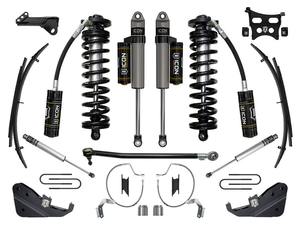 ICON 2023-2025 Ford F-250/F-350 Super Duty 4WD, 4-5.5" Lift, Stage 4 Coilover Conversion System w/ Expansion Packs