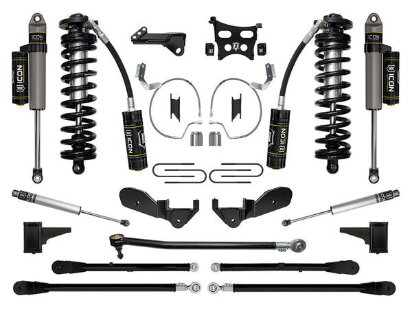 ICON 2023-2025 Ford F-250/F-350 Super Duty 4WD, 4-5.5" Lift, Stage 6 Coilover Conversion System