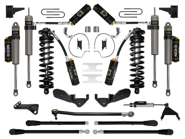 ICON 2023-2025 Ford F-250/F-350 Super Duty 4WD, 4-5.5" Lift, Stage 7 Coilover Conversion System