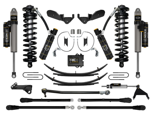 ICON 2023-2025 Ford F-250/F-350 Super Duty 4WD, 4-5.5" Lift, Stage 8 Coilover Conversion System w/ Expansion Packs