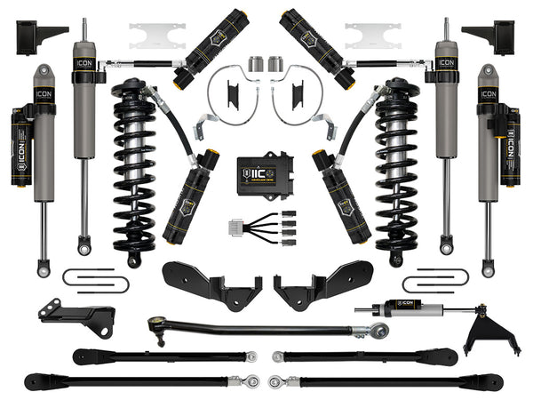ICON 2023-2025 Ford F-250/F-350 Super Duty 4WD, 4-5.5" Lift, Stage 9 Coilover Conversion System