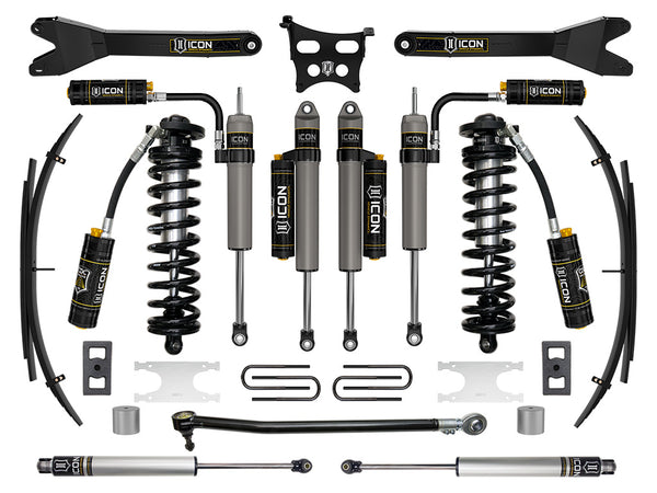 ICON 2023-2025 Ford F-250/F-350 Super Duty 4WD, 2.5-3" Lift, Stage 5 Coilover Conversion System with Radius Arms and Expansion Packs