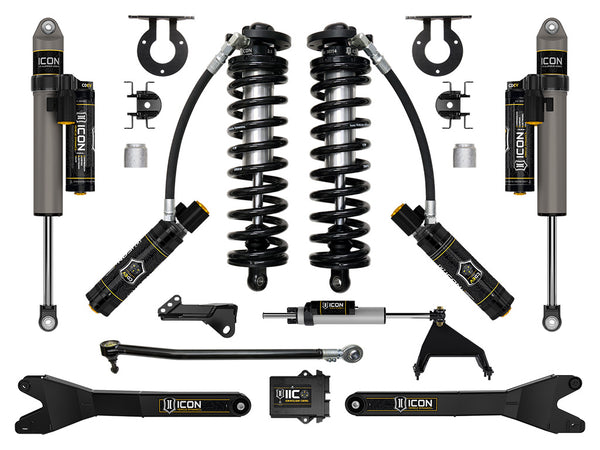 ICON 2023-2025 Ford F-250/F-350 Super Duty 4WD, 2.5-3" Lift, Stage 6 Coilover Conversion System with Radius Arms