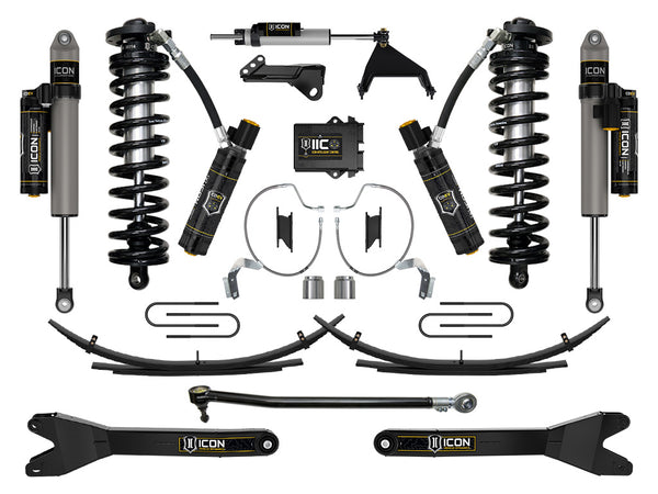 ICON 2023-2025 Ford F-250/F-350 Super Duty 4WD, 4-5.5" Lift, Stage 8 Coilover Conversion System w/ Radius Arms & Expansion Packs