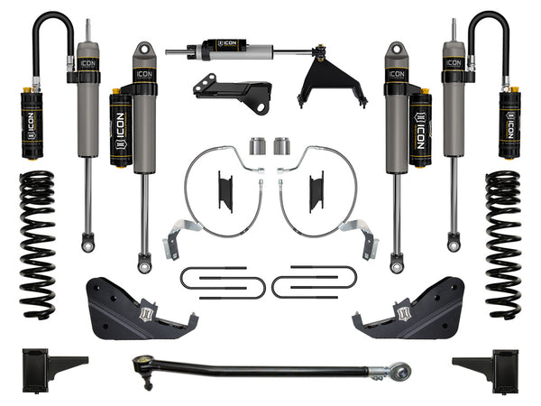 ICON 2023-2025 Ford F-250/F-350 Super Duty 4WD, Gas, 4.5" Lift, Stage 5 Suspension System