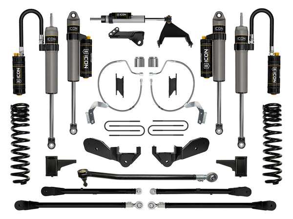 ICON 2023-2025 Ford F-250/F-350 Super Duty 4WD, Gas, 4.5" Lift, Stage 7 Suspension System