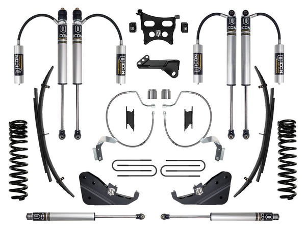 ICON 2023-2025 Ford F-250/F-350 Super Duty 4WD, Diesel, 4.5" Lift, Stage 2 Suspension System w/ Expansion Packs