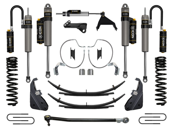 ICON 2023-2025 Ford F-250/F-350 Super Duty 4WD, Diesel, 4.5" Lift, Stage 5 Suspension System w/ Expansion Packs