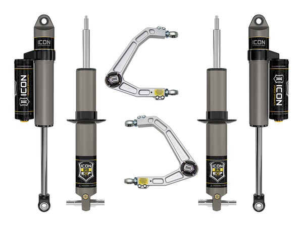 ICON 19-23 GM 1500, 2.375-3.75" Lift, Stage 3 EXP Suspension System, Billet