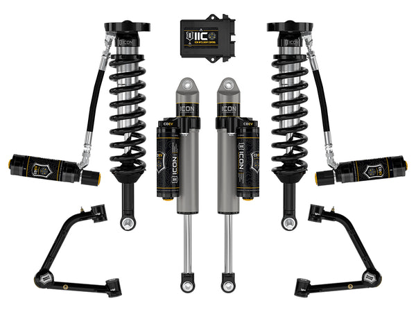ICON 2023-2024 Chevrolet Colorado WT, LT, & Z71, 1.75-2.5" Lift, Stage 6 Suspension System w/ Tubular Upper Control Arms