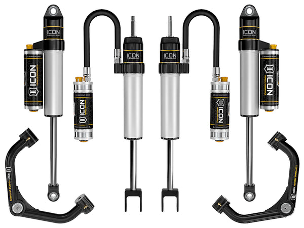 ICON 2020-Up GM 2500/3500 HD, 0-2" Lift, Stage 3 Suspension System, Tubular UCA