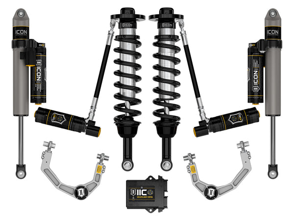 ICON 2021-2025 Ford F-150 4WD, 2.75-3.5" Lift, Stage 5 Suspension System, Billet