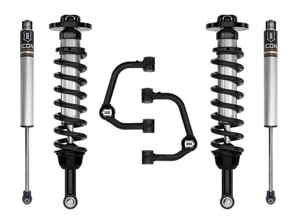 ICON 2021-2024 Ford F-150 Tremor, 2.5-3" Lift, Stage 1 Suspension System, Tubular
