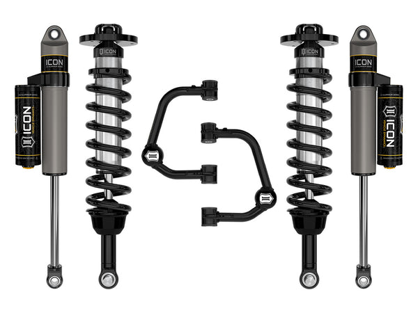 ICON 2021-2024 Ford F-150 Tremor, 2.5-3" Lift, Stage 2 Suspension System, Tubular