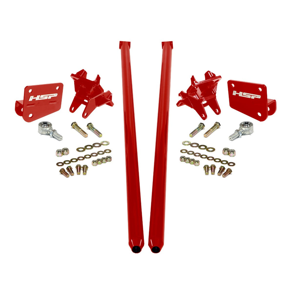 HSP Traction Bars For 2011-2017 Ford Powerstroke 6.7 Liter F250 F350 SRW Crew Cab Long Bed-Illusion Cherry